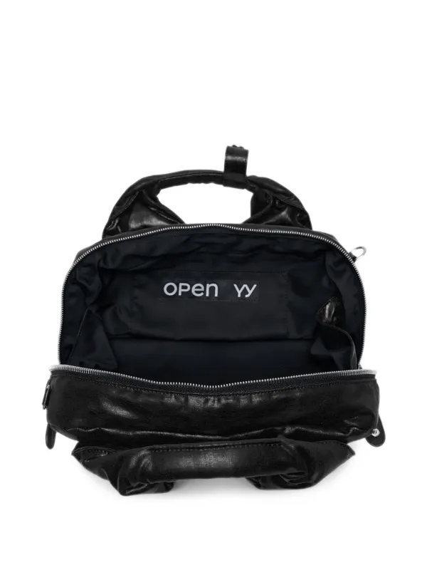 Open YY レザー トートバッグ | ブラック | FARFETCH JP