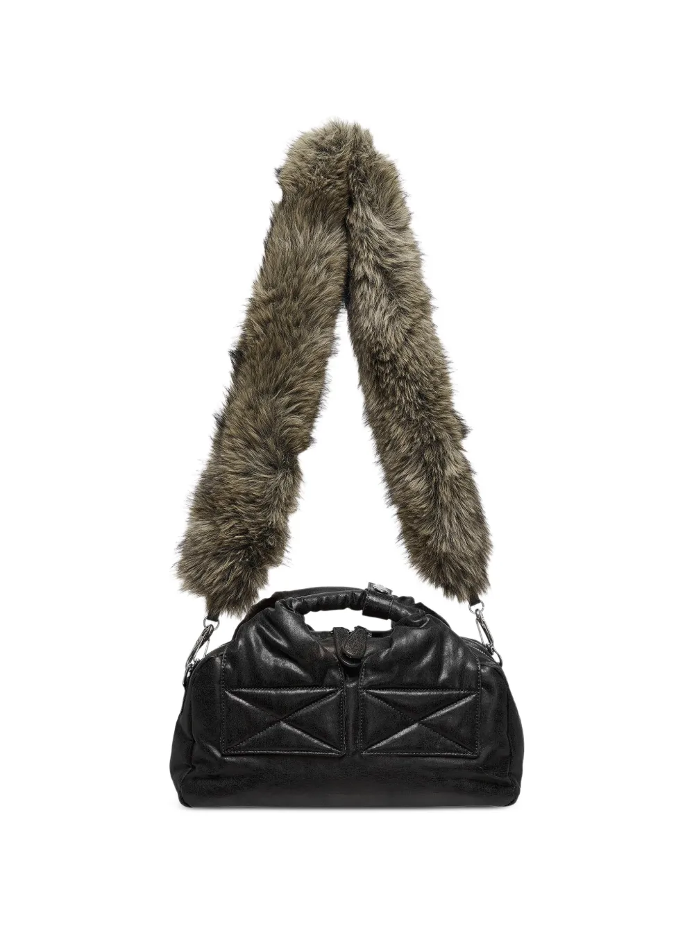 Open YY leather tote bag