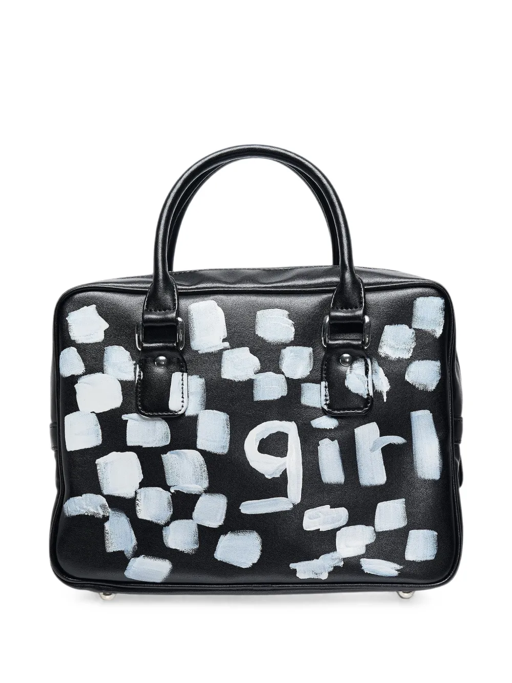 Comme Des Garçons Girl slogan-print tote bag - Nero
