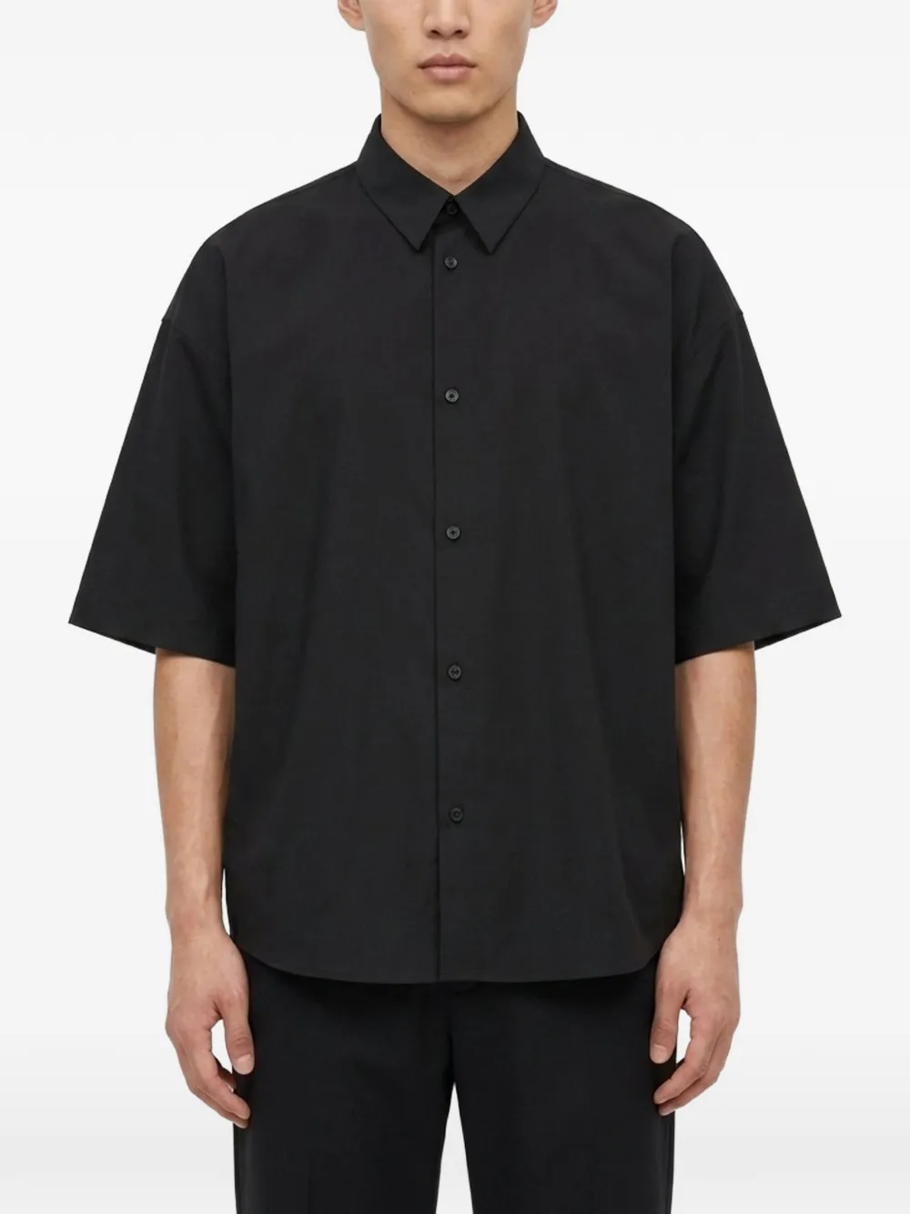 FEAR OF GOD ESSENTIALS Overhemd met korte mouwen Zwart