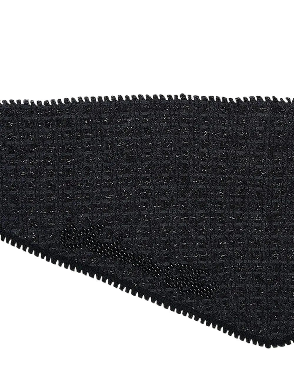 Andersson Bell Tweed gebreide sjaal Zwart