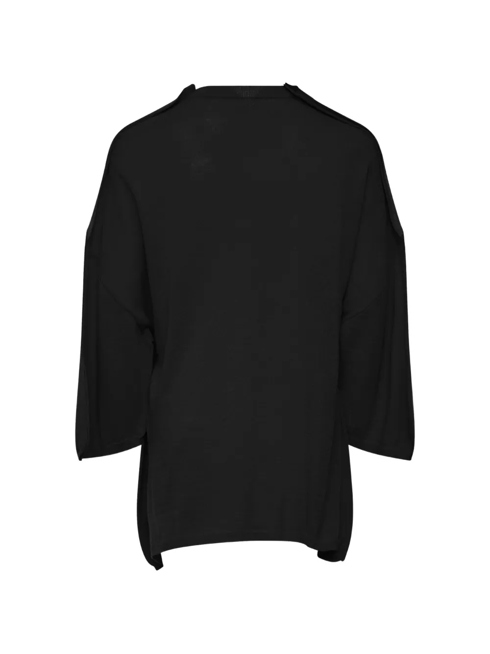 Comme Des Garçons Comme Des Garçons Trui met gewelfde zoom Zwart