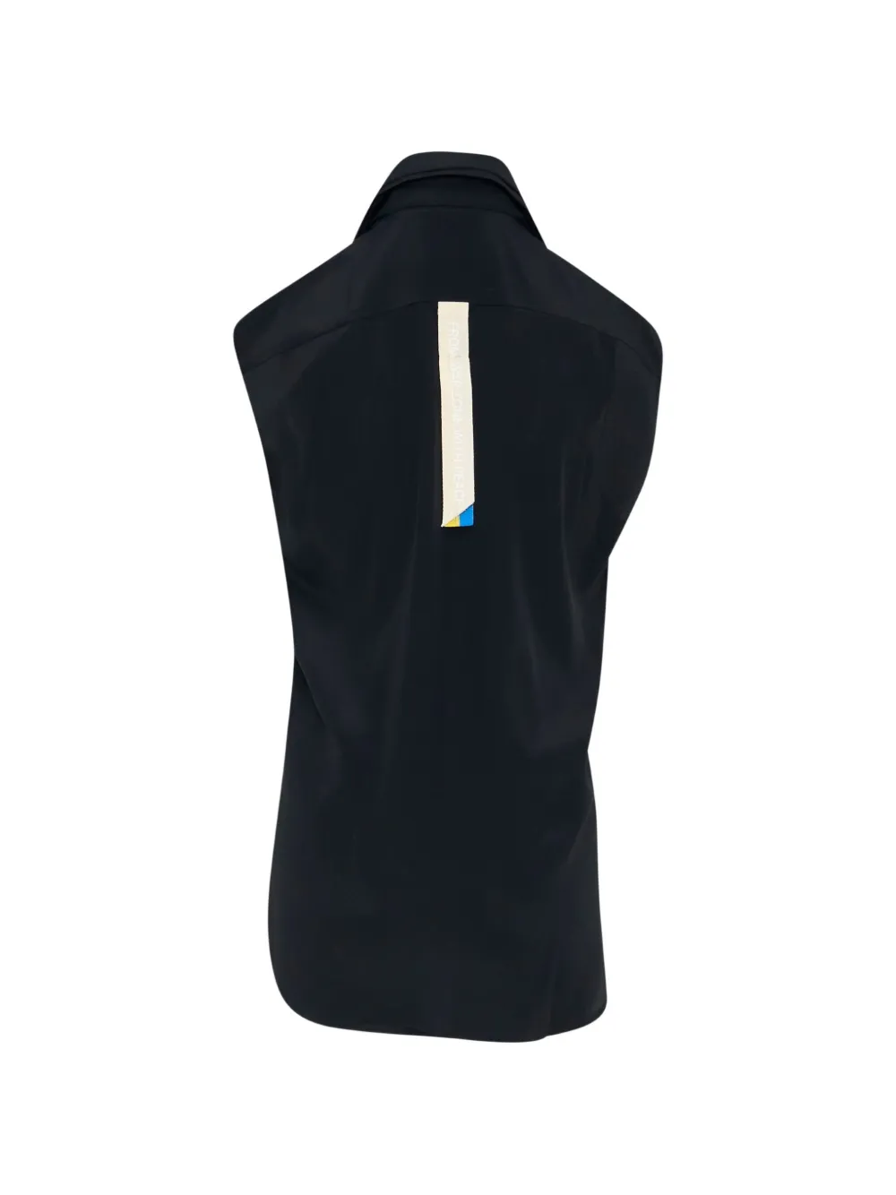 LITKOVSKA Double C mouwloze blouse Zwart