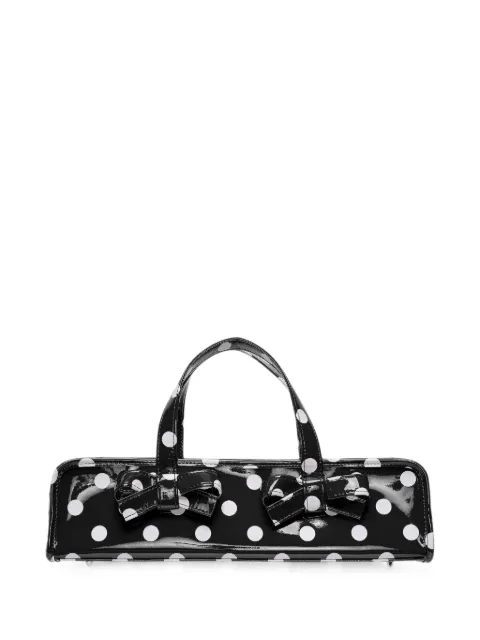 Comme Des Garçons Girl bolso shopper con motivo de lunares y lazo