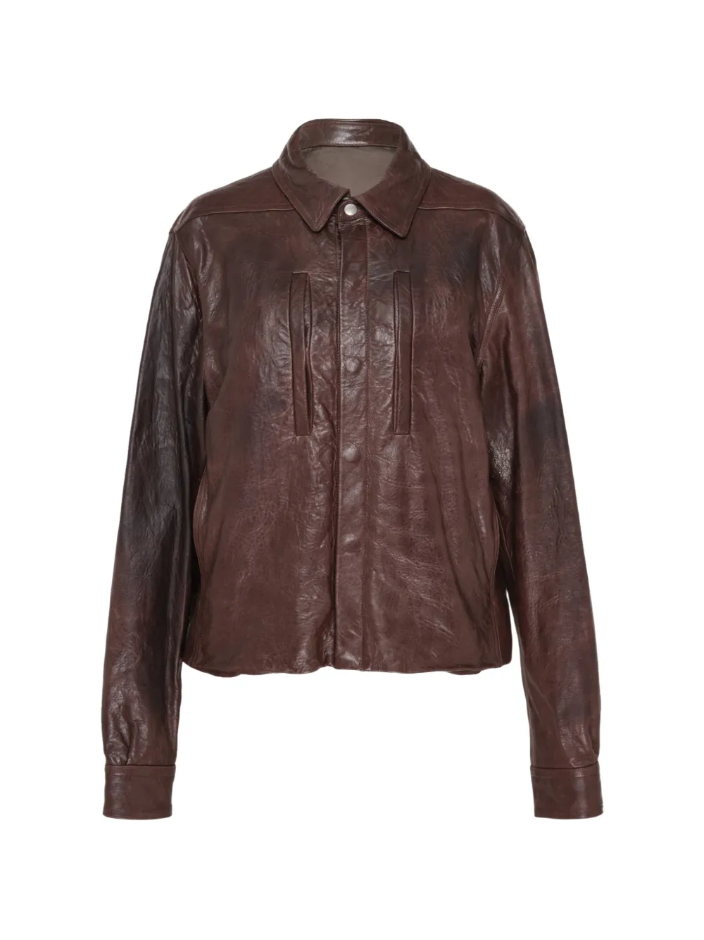 Rick Owens Alice leather jacket Bruin
