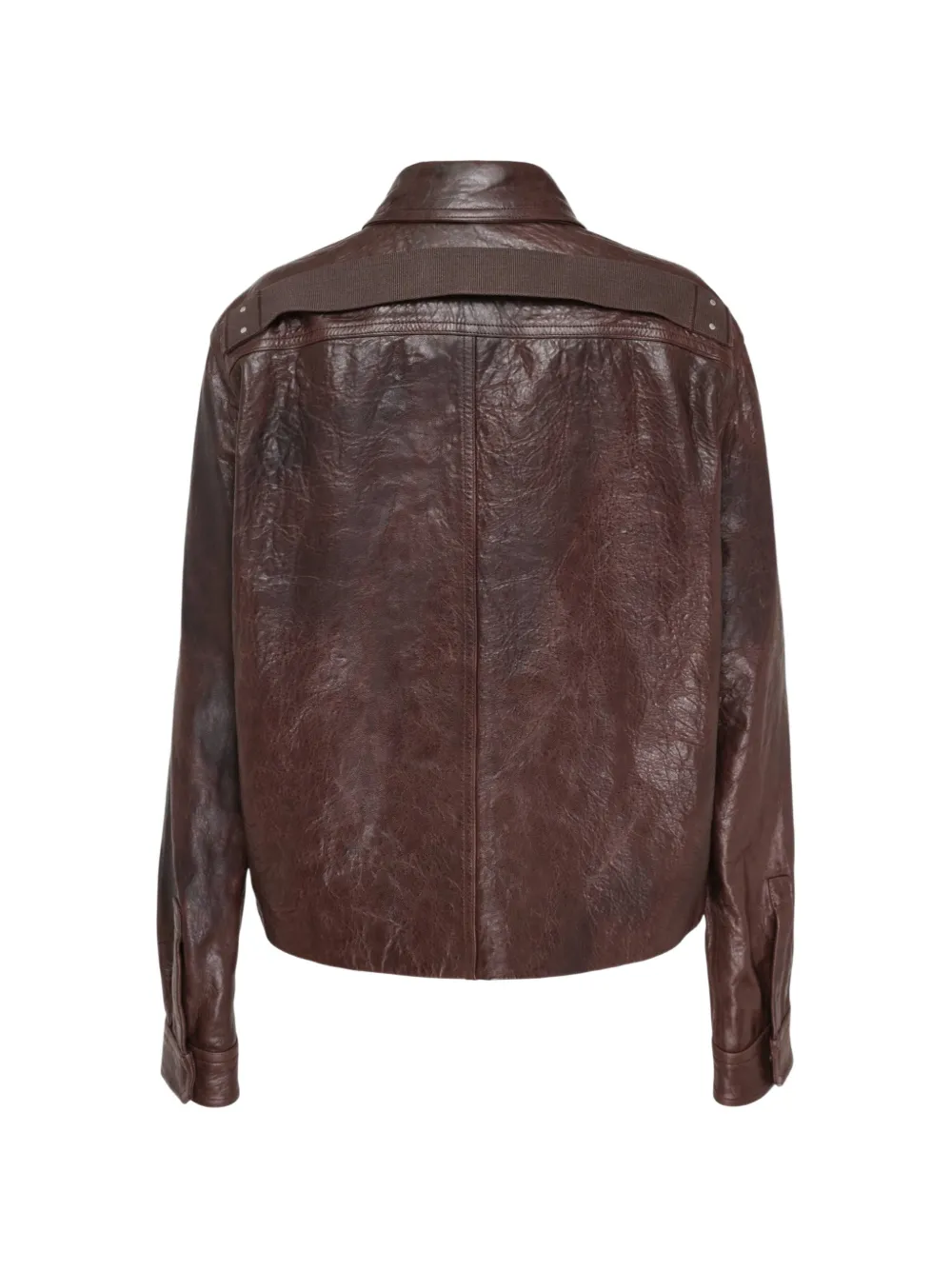 Rick Owens Alice leather jacket Bruin
