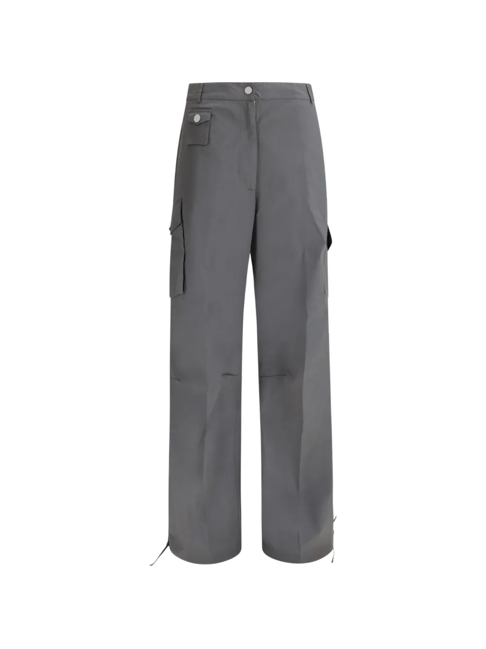GANNI patch-pocket cargo pants - Grigio