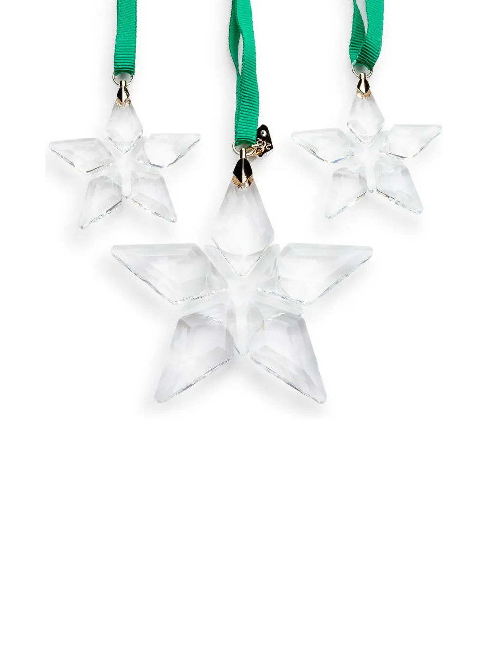 Swarovski Annual Edition star ornament (set of three) - Bianco
