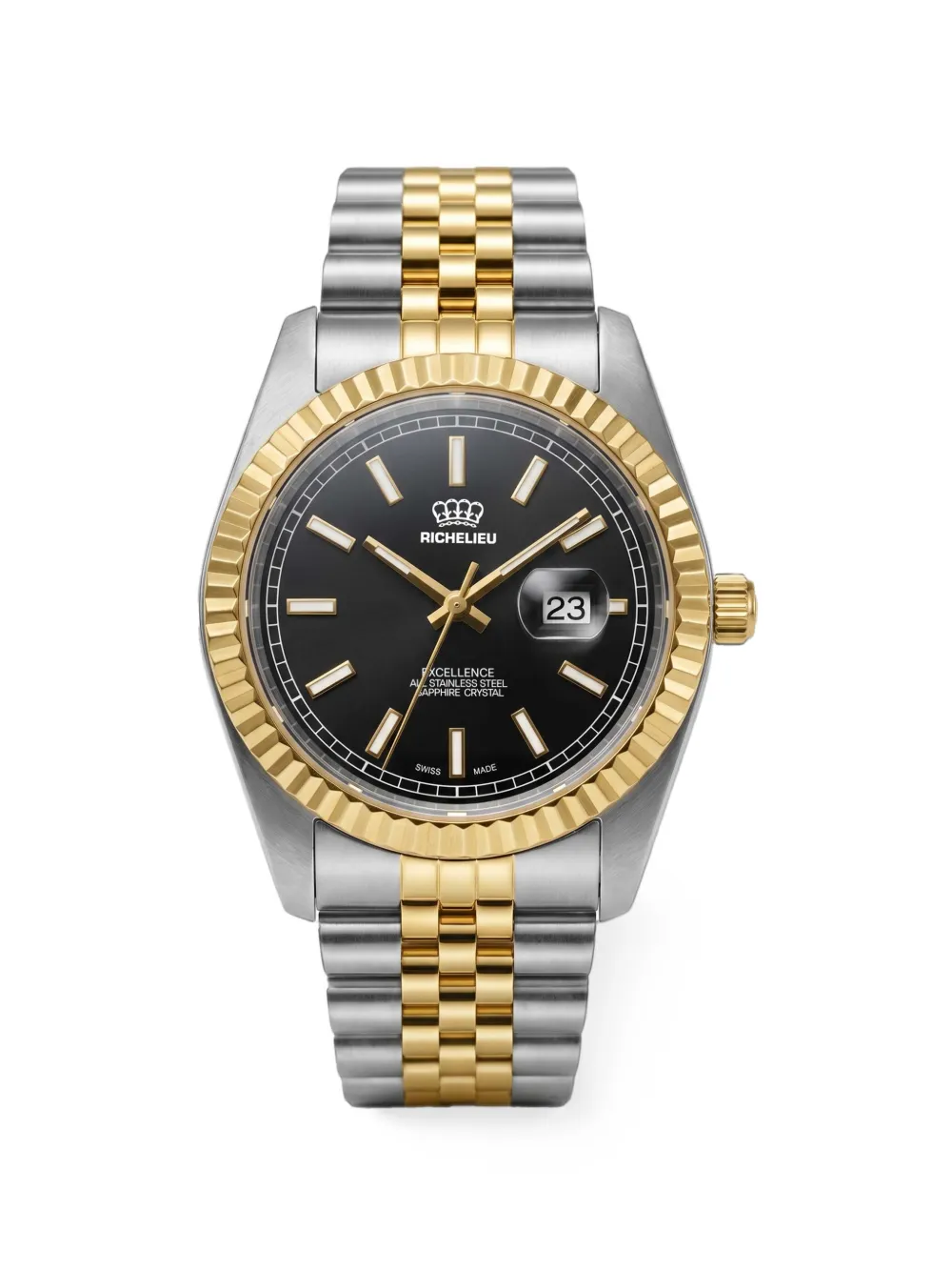 Richelieu Swiss Excellence 38mm watch - Nero
