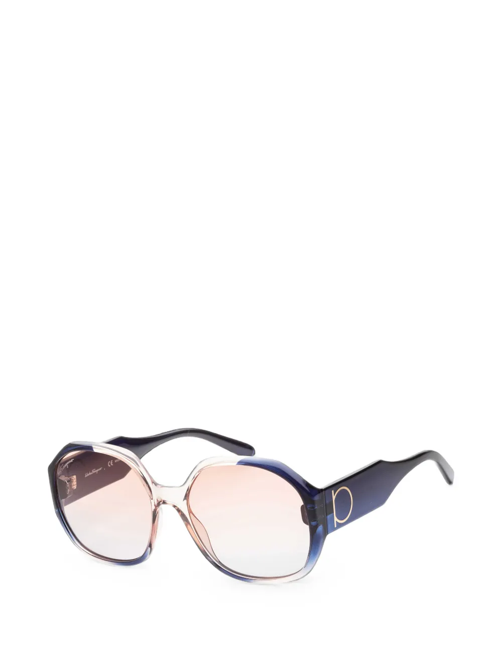 Ferragamo Eyewear Gancini geometric-frame sunglasses