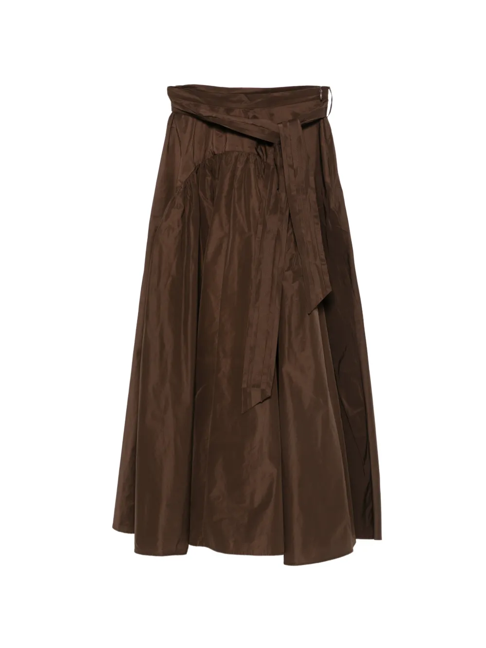 PSOPHIA tie-waist maxi A-line skirt