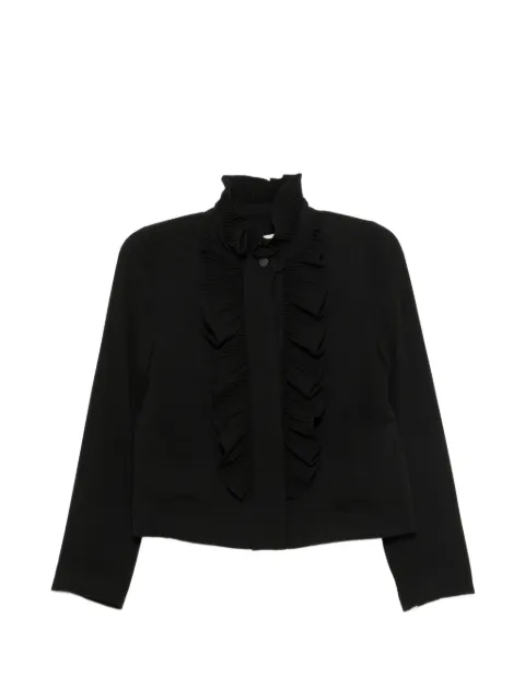 PSOPHIA ruffled pleated jacket