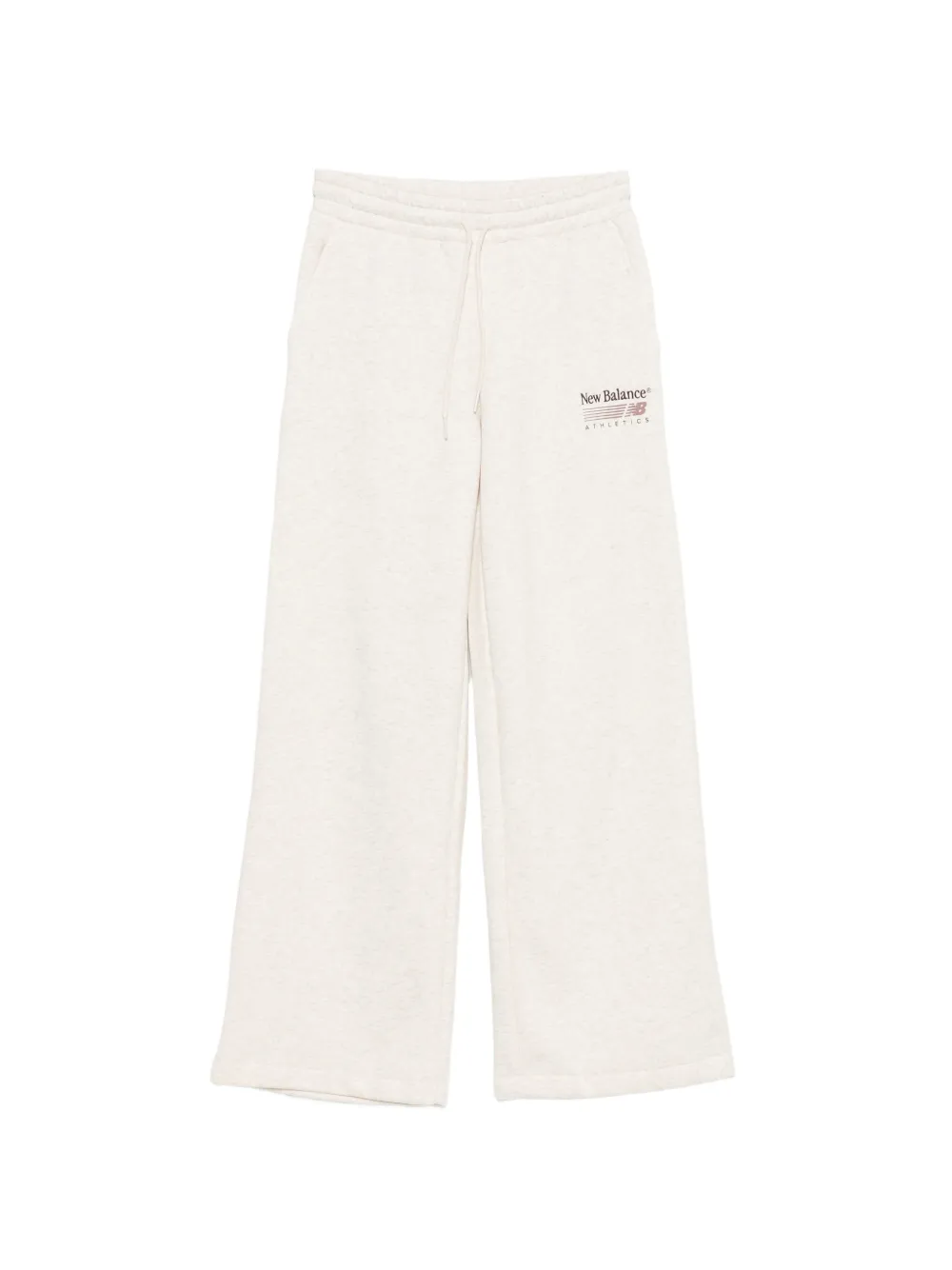 New Balance logo-print wide-leg track pants - Toni neutri
