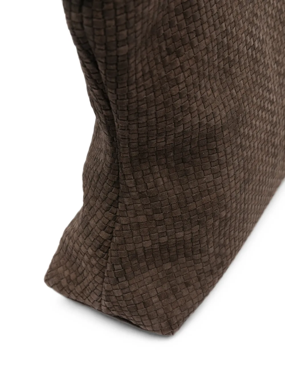 Marsèll Diessepi woven leather clutch bag Bruin