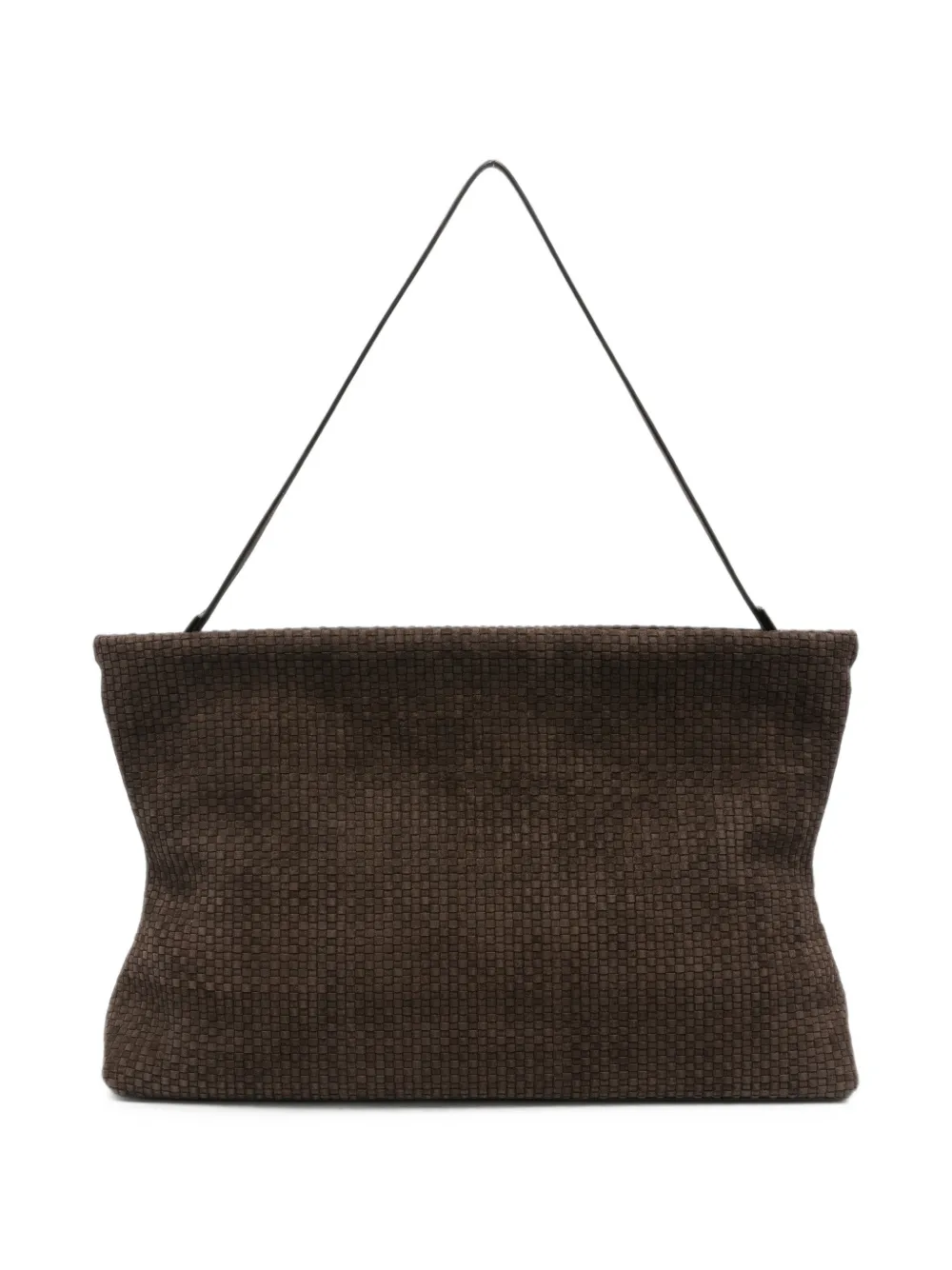 Marsèll Diessepi woven leather clutch bag - Marrone