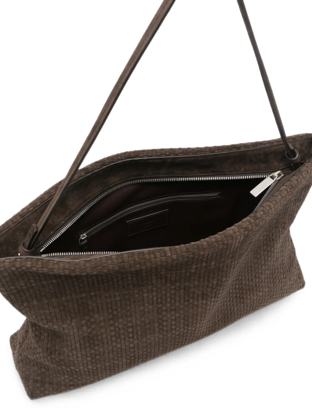Marsèll Diessepi woven leather clutch bag Bruin