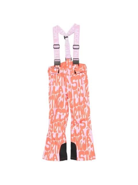 Stella McCartney Kids logo-print bib snowsuit