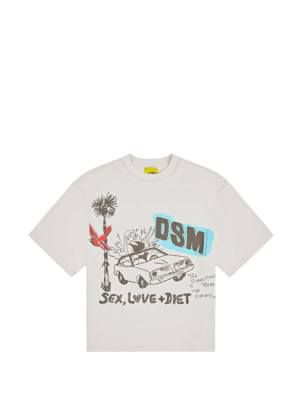 Diet Starts Monday graphic-print T-shirt - Weiß