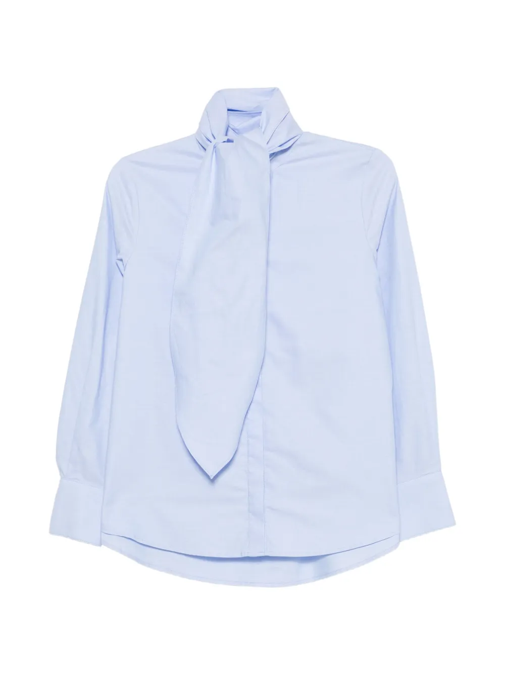 PSOPHIA tie-neck long-sleeve shirt