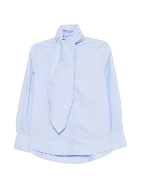 PSOPHIA tie-neck long-sleeve shirt