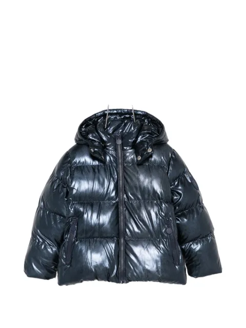 Stella McCartney Kids quilted hooded jacket