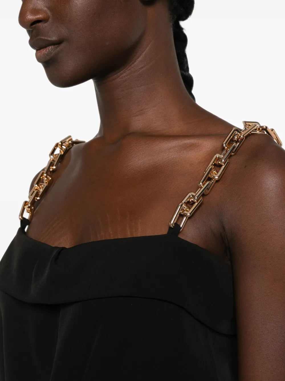 MITILIANE COUTURE chain-strap jumpsuit Zwart