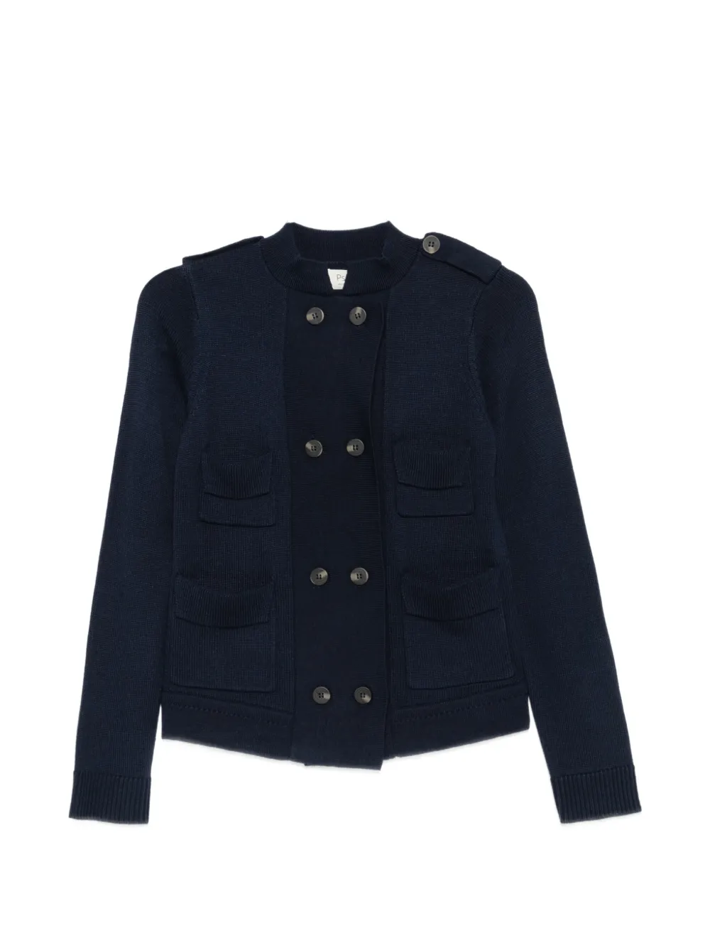 PSOPHIA double-breasted military cardigan