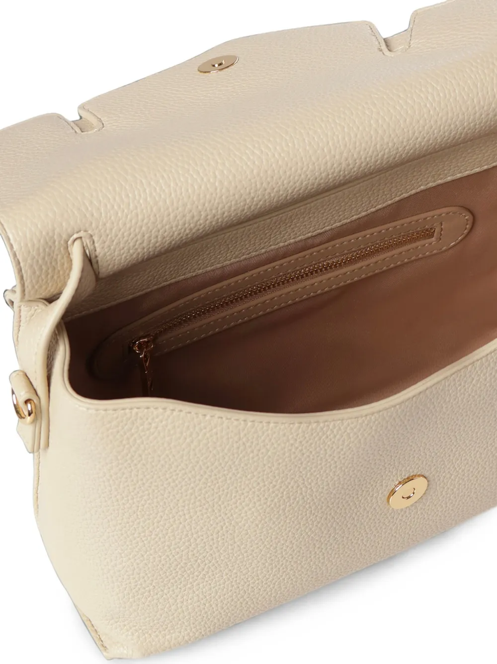 Love Moschino Shopper met logoplakkaat Beige