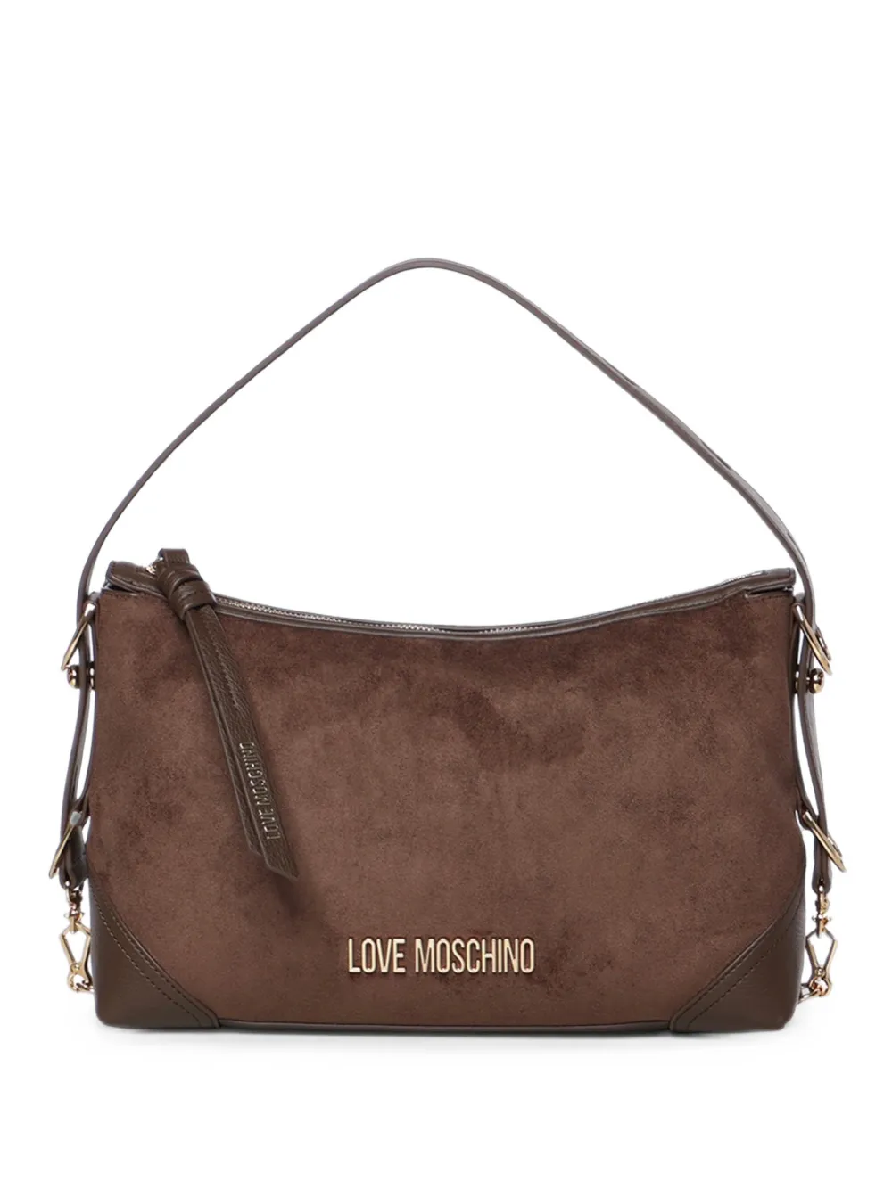 Love Moschino logo-plaque shoulder bag · OS