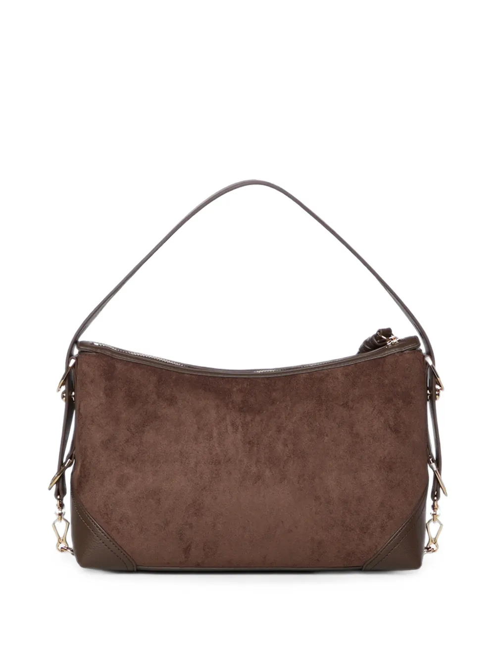 Love Moschino Schoudertas met logoplakkaat Bruin