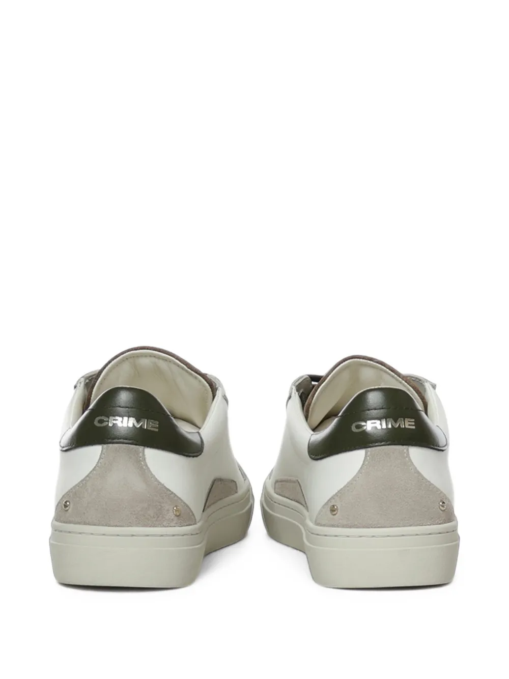 Crime London Essential lace-up sneakers Wit