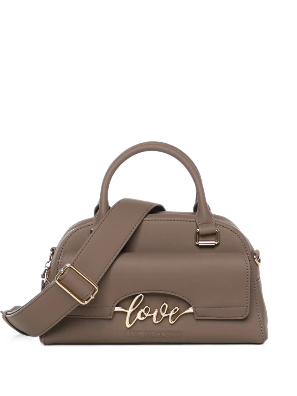 Love Moschino logo-plaque tote bag