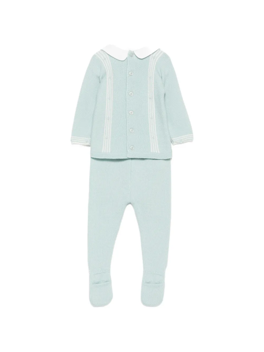 Paz Rodriguez knitted sweater and trousers set (set of two) Groen