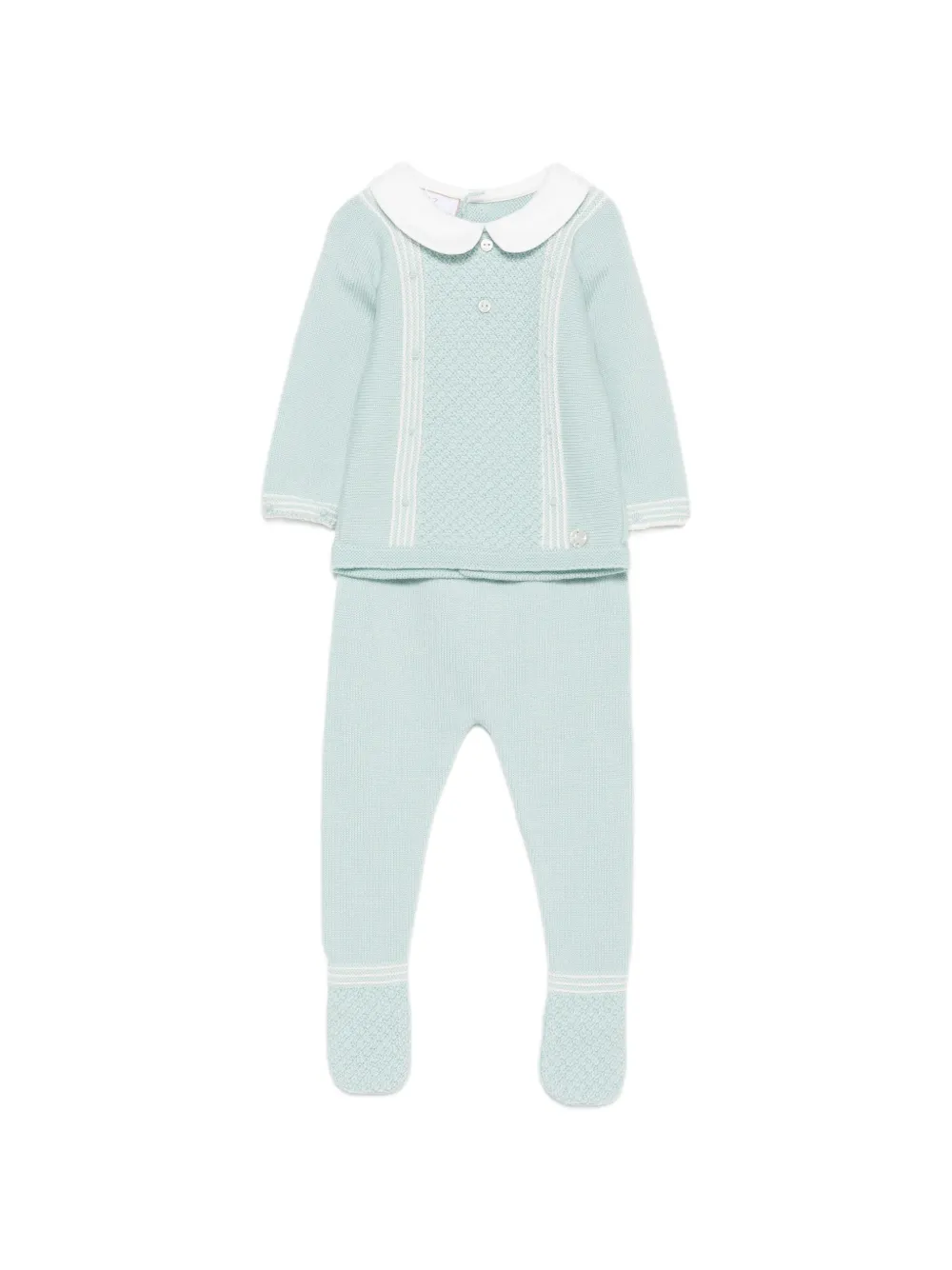 Paz Rodriguez knitted sweater and trousers set (set of two) Groen