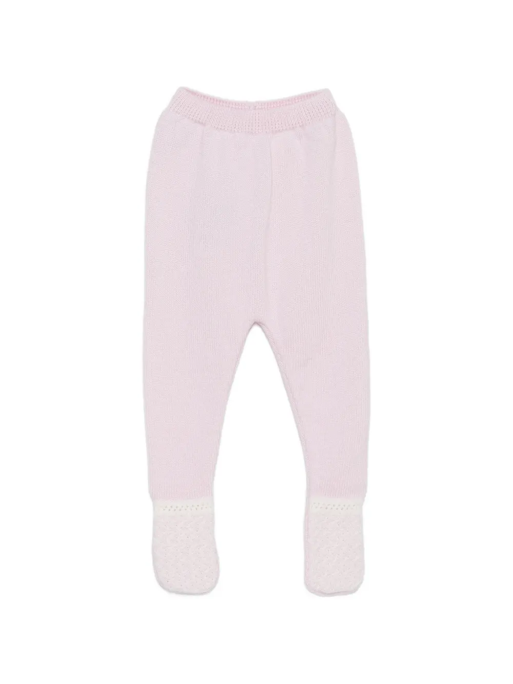 Paz Rodriguez ruffled lace-trim sweater and trousers set (set of two) Roze
