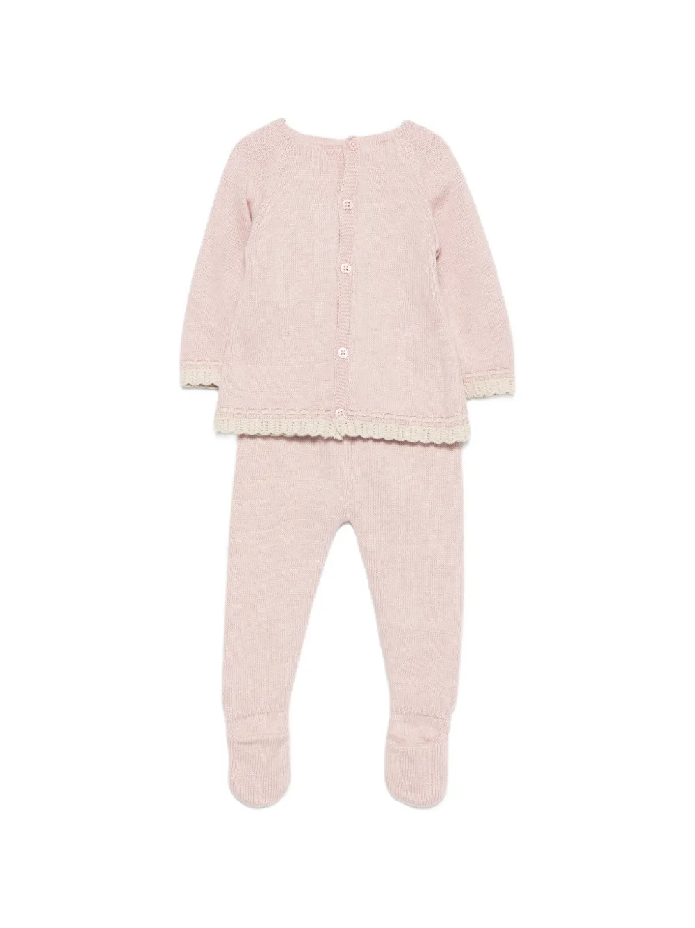 Paz Rodriguez knitted sweater and trousers set (set of two) Roze