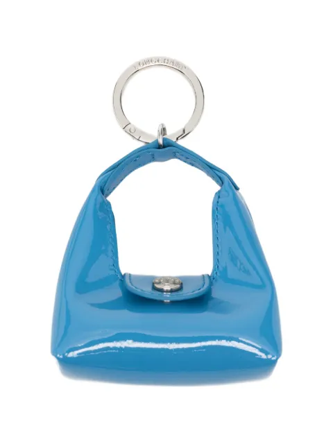 Longchamp patent-leather keyring