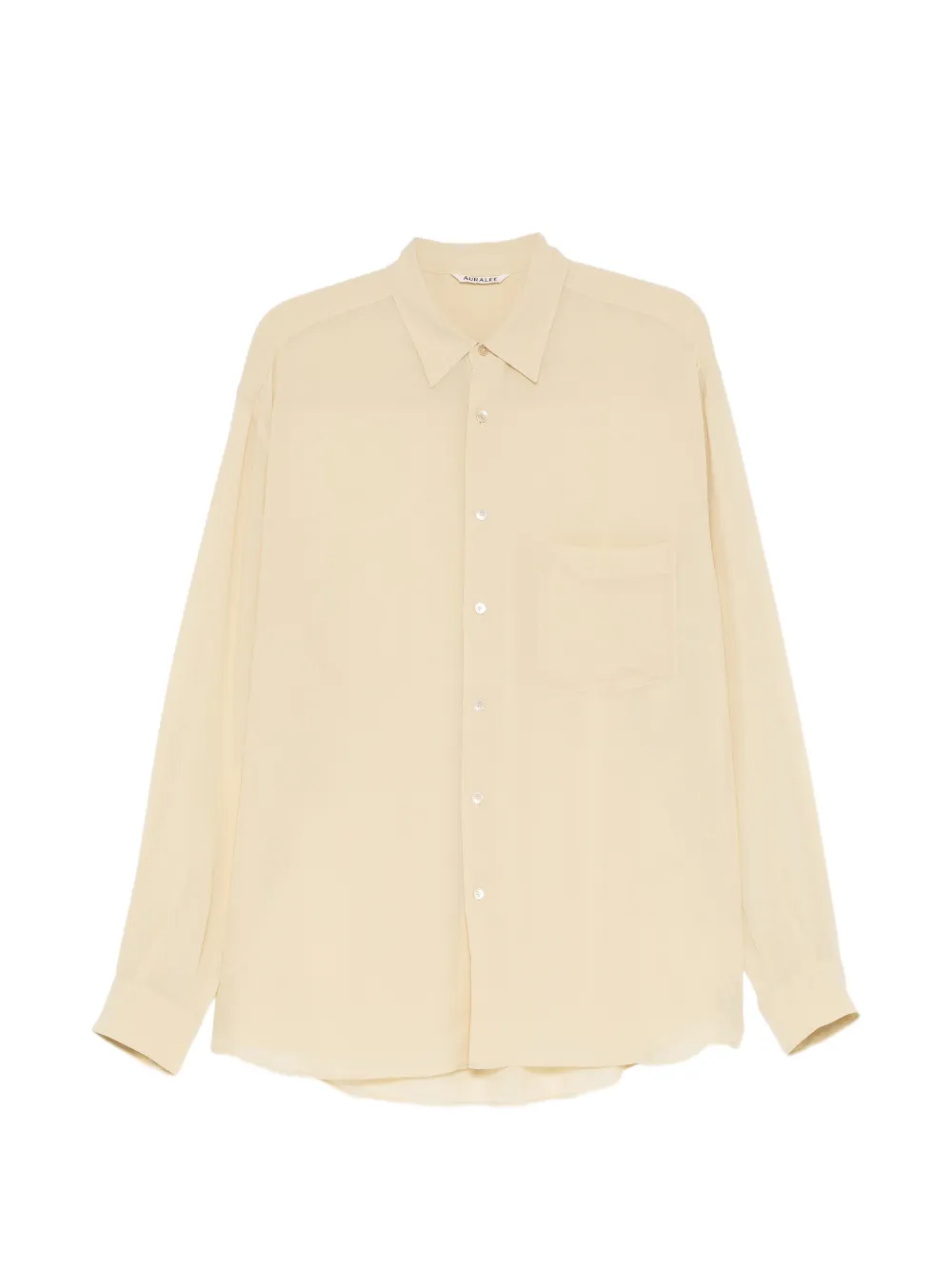 Auralee Airy silk georgette shirt