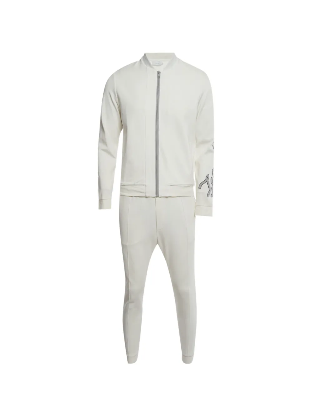 Ermenegildo Zegna Vintage jersey bomber tracksuit - Bianco