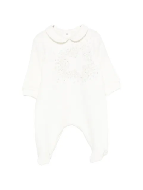 Il Gufo star-embroidered peter pan-collar pajamas
