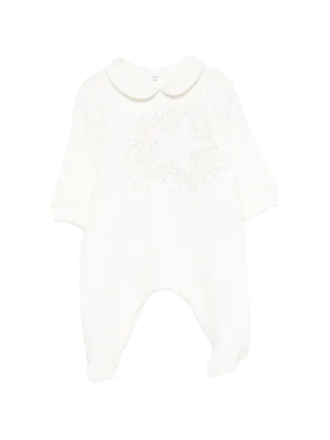 Il Gufo star-embroidered peter pan-collar pajamas