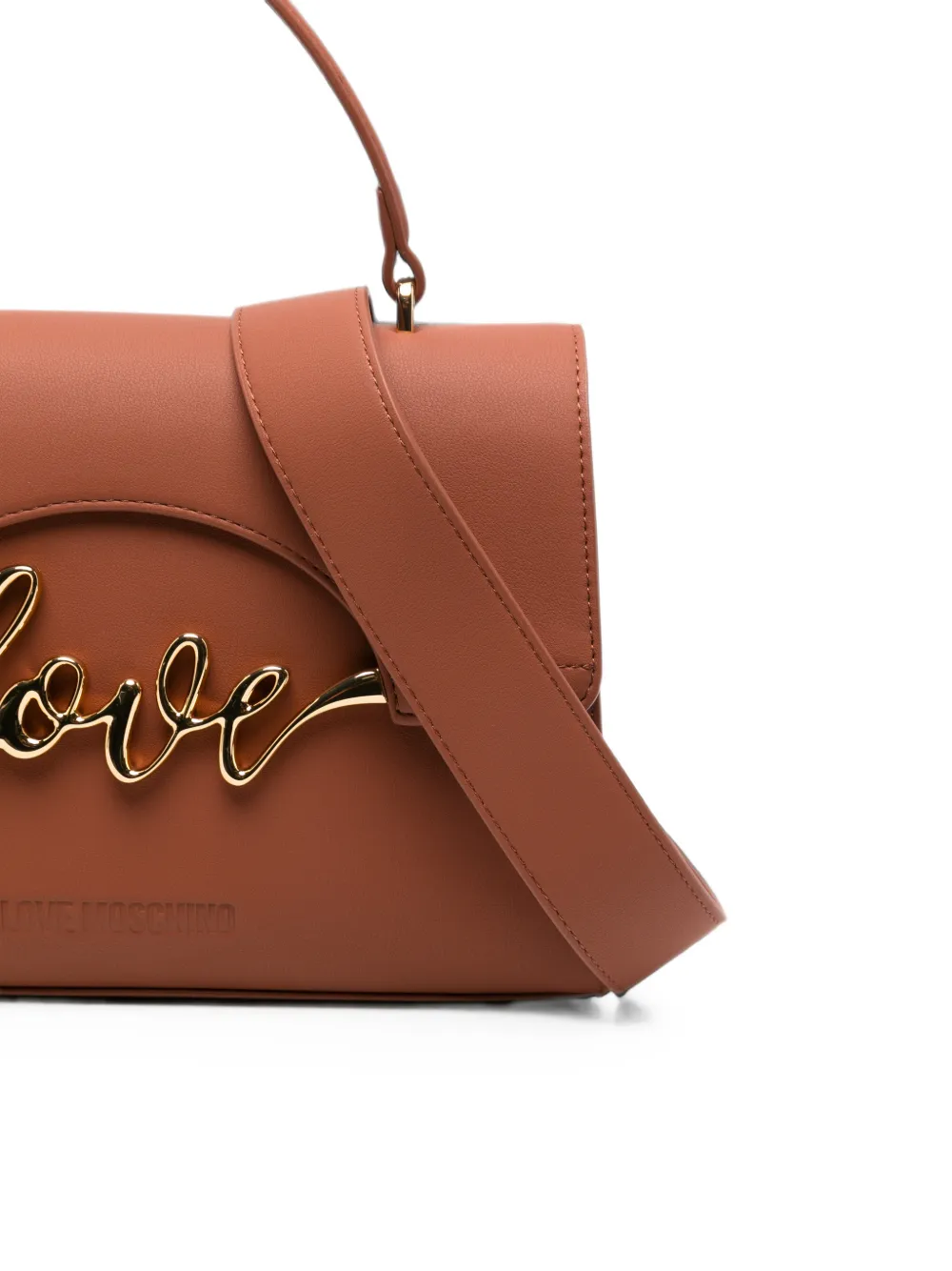 Love Moschino Heuptas met logoplakkaat Bruin
