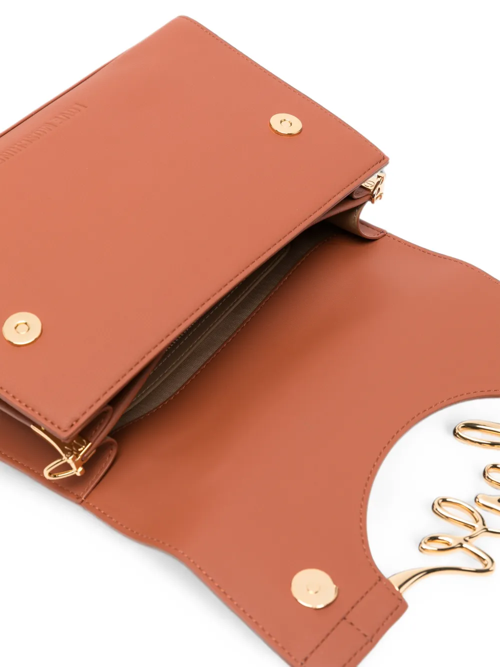 Love Moschino Heuptas met logoplakkaat Bruin