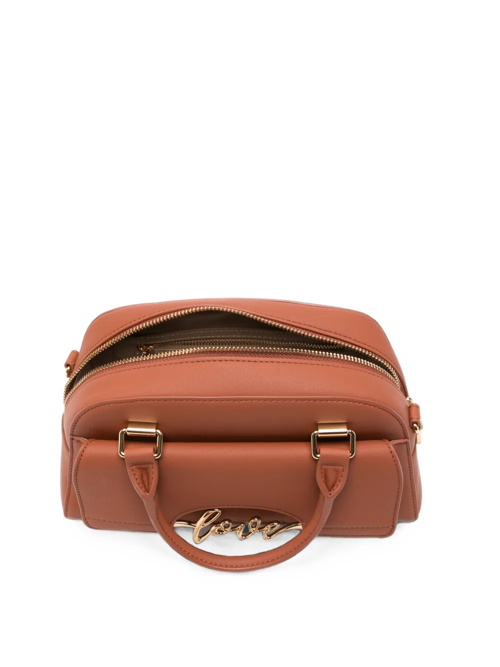Love Moschino Heuptas met logoplakkaat Bruin