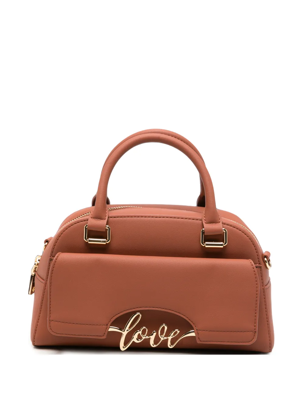 Love Moschino logo-plaque tote bag · OS