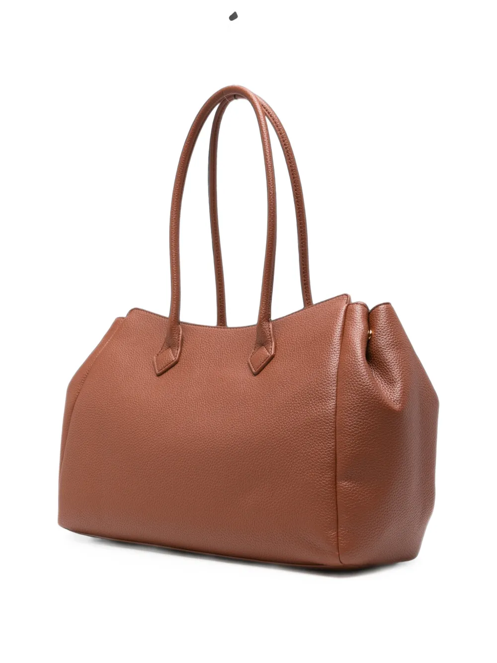 Love Moschino Shopper met logoplakkaat Bruin