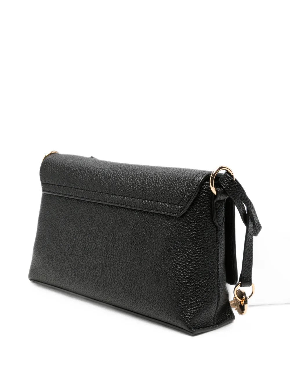 Love Moschino Clutch met logoplakkaat Zwart