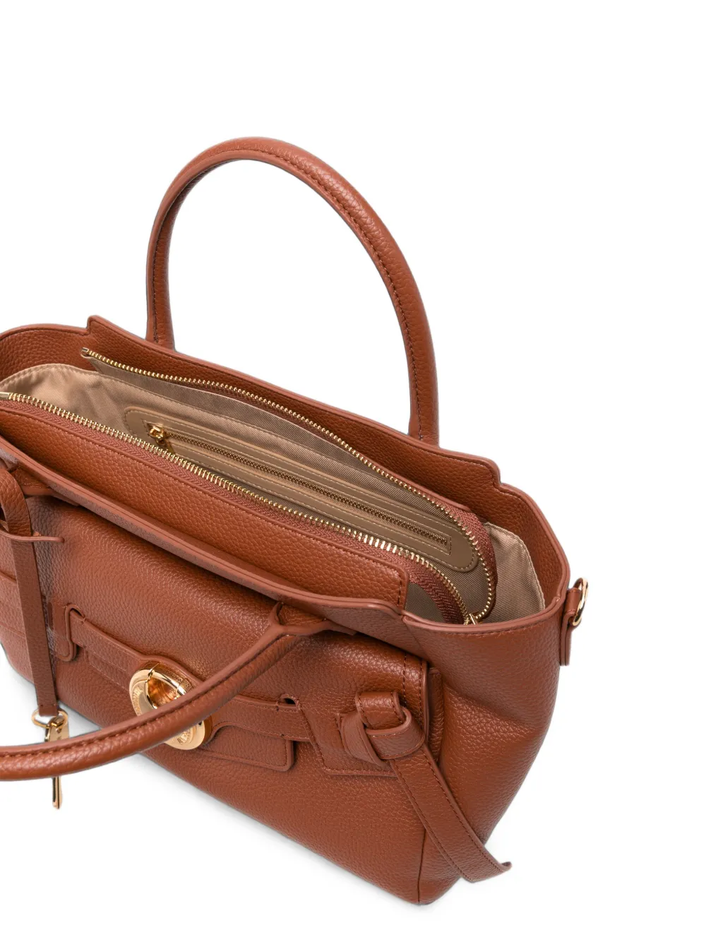 Love Moschino Heuptas met logoplakkaat Bruin