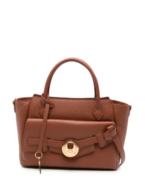 Michael Kors XS Laila scalloped-edge Handbag | Brown | FARFETCH