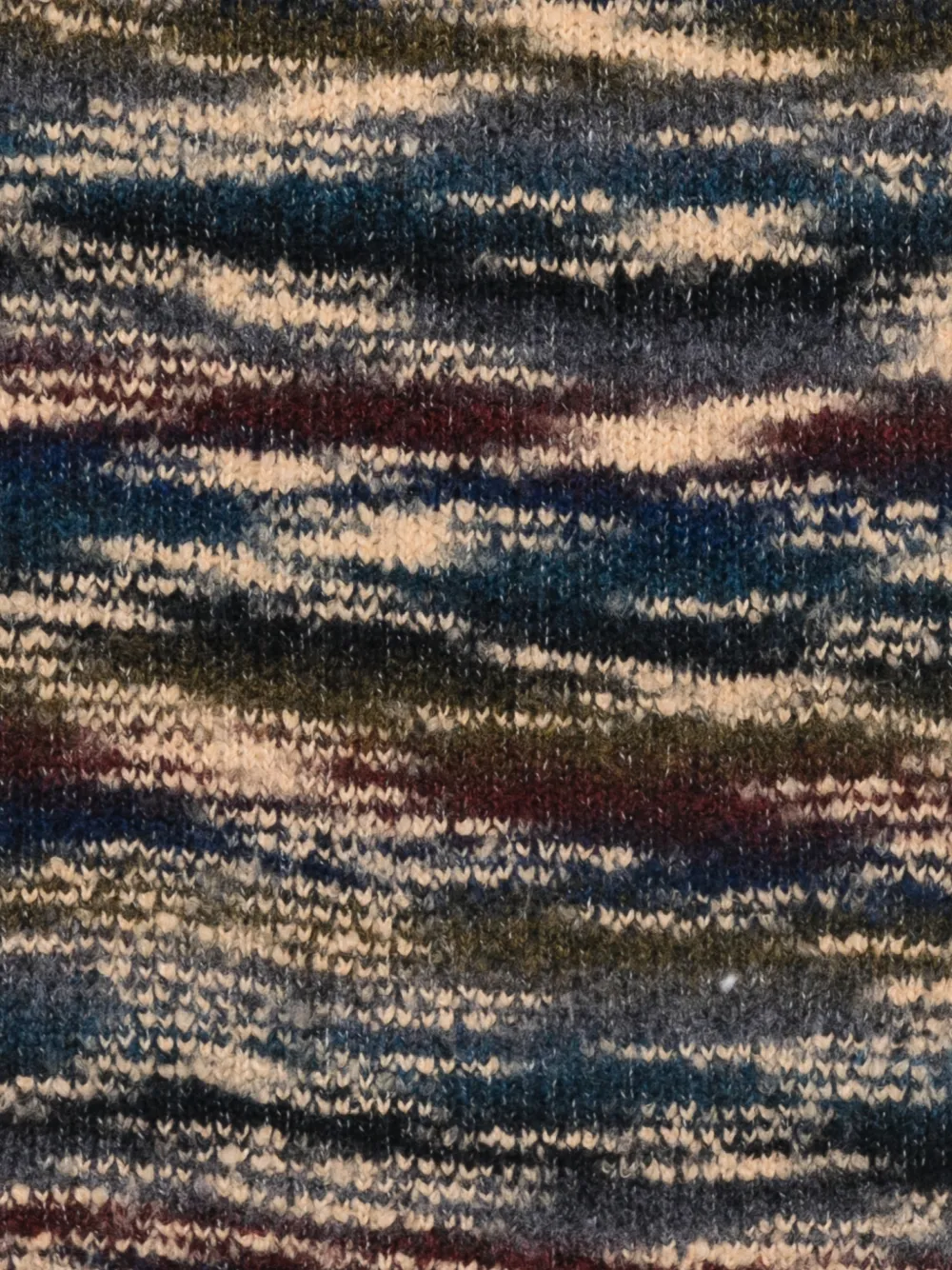 Drykorn Cronica sjaal van space-dye-breisel Blauw